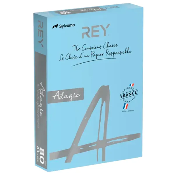 Hârtie colorată Rey Adagio Light Blue / 500 photo 1 Hârtie colorată Rey Adagio Light Blue / 500 photo 1