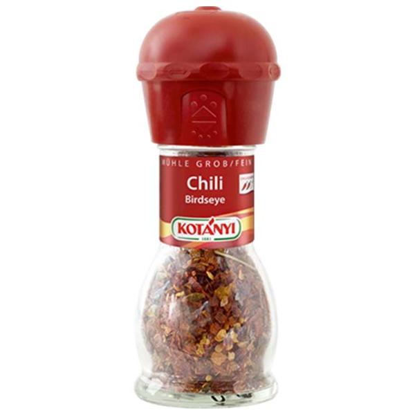 Мельница для специй KOTANYI Chili Birdseye Стекло / Красный photo 1