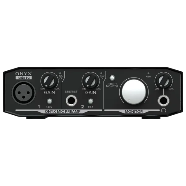Interfață audio Mackie Onyx Artist 1·2 192 kHz / 20 Hz - 20 kHz / Black photo 5