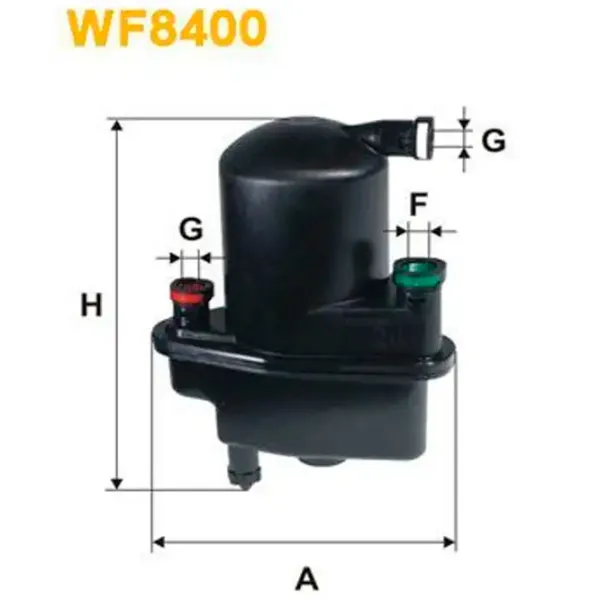 Filtru combustibil Wix Filters WF8400 136 mm photo 2
