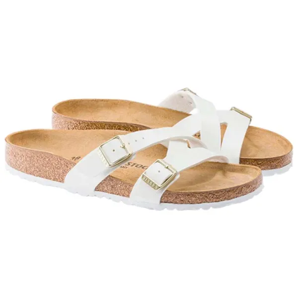 Sandale pentru femei Birkenstock Yao Balance Bf White / Birko-Flor® photo 4