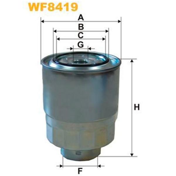 Filtru combustibil Wix Filters WF8419 94 mm photo 2