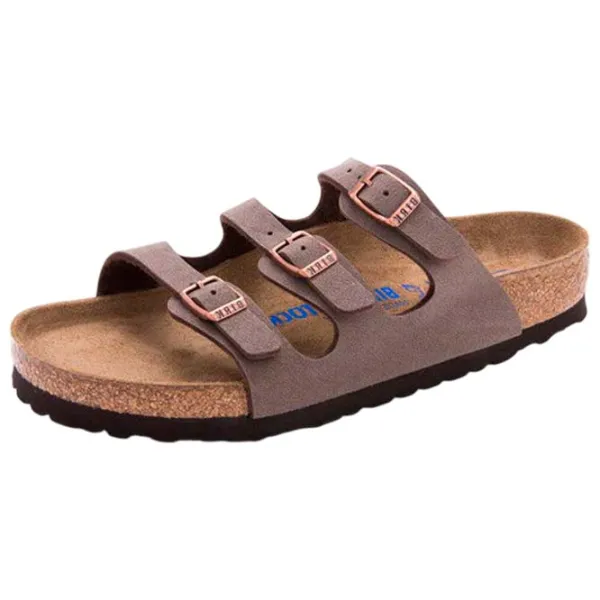 Sandale pentru femei Birkenstock florida Sfb Bfbc Brown / Textil photo 1 Sandale pentru femei Birkenstock florida Sfb Bfbc Brown / Textil photo 1