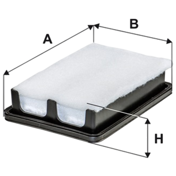 Воздушный фильтр Wix Filters WA9806 WX-WA9806 photo 1