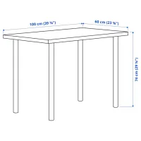Офисный стол Ikea Linnmon/Adils ДСП/ Дуб Сонома photo 5