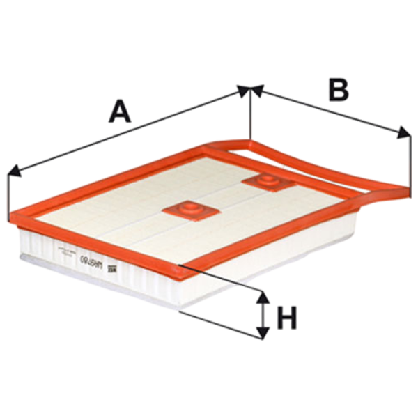 Filtru de aer Wix Filters WA9780 WX-WA9780 photo 1