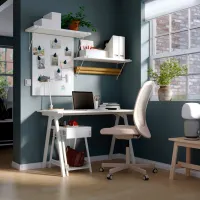 Офисный стол Ikea Trotten ДСП/ Бежевый photo 3