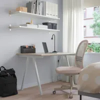 Офисный стол Ikea Trotten ДСП/ Бежевый photo 7