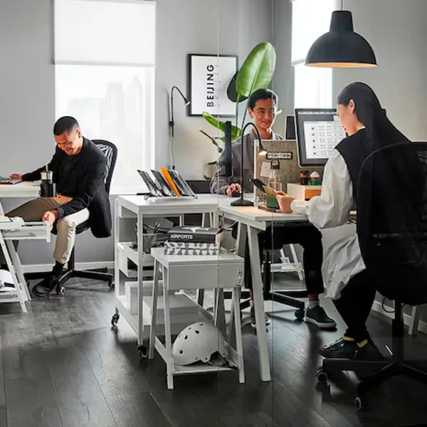 Masă de birou Ikea Trotten PAL/ White photo 2