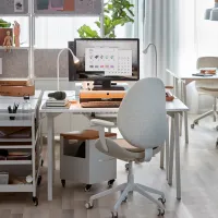 Офисный стол Ikea Trotten ДСП/ Белый photo 3