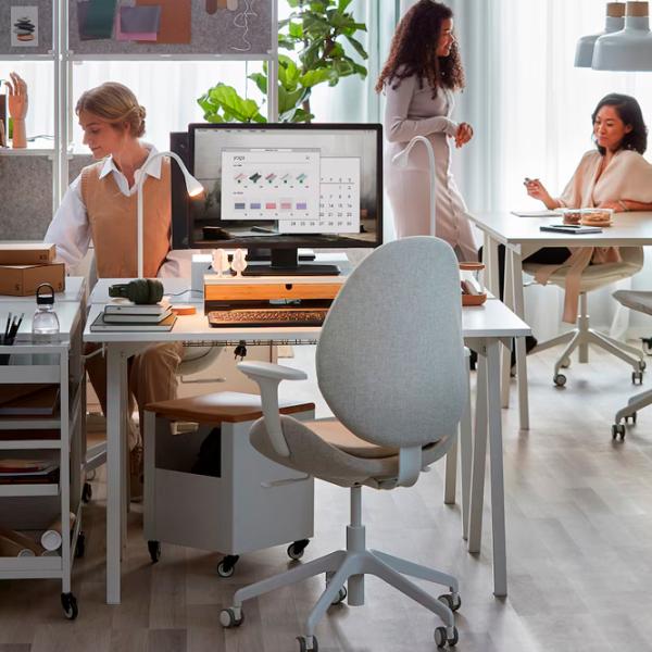 Masă de birou Ikea Trotten PAL/ White photo 4