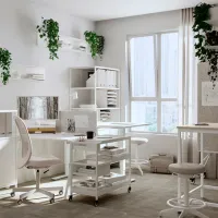 Офисный стол Ikea Trotten ДСП/ Белый photo 5