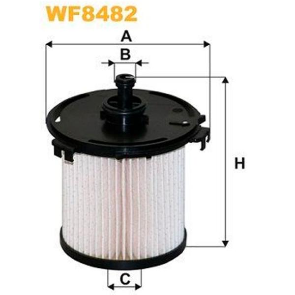 Топливный фильтр Wix Filters WF8482 126 мм photo 2 Топливный фильтр Wix Filters WF8482 126 мм photo 2