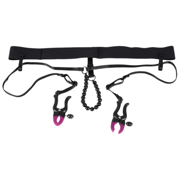 Зажим на половые губы Bad Kitty Spreader String Черный photo 1 Зажим на половые губы Bad Kitty Spreader String Черный photo 1