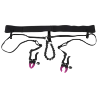 Зажим на половые губы Bad Kitty Spreader String Черный