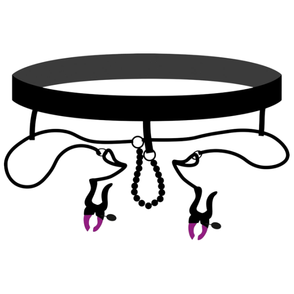Зажим на половые губы Bad Kitty Spreader String Черный photo 2 Зажим на половые губы Bad Kitty Spreader String Черный photo 2