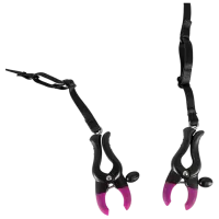 Clemă pentru labii Bad Kitty Spreader String Black photo 3