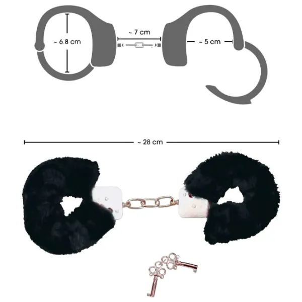 Наручники Bad Kitty Handschellen Черный photo 3 Наручники Bad Kitty Handschellen Черный photo 3