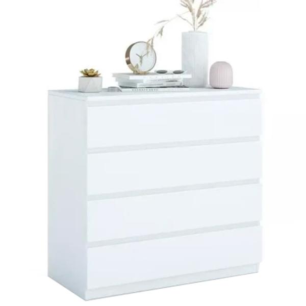 Комод KLEN Catrine  86 x 90.2 x 45см / Дерево / Белый photo 1 Комод KLEN Catrine  86 x 90.2 x 45см / Дерево / Белый photo 1