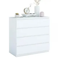 Комод KLEN Catrine  86 x 90.2 x 45см / Дерево / Белый