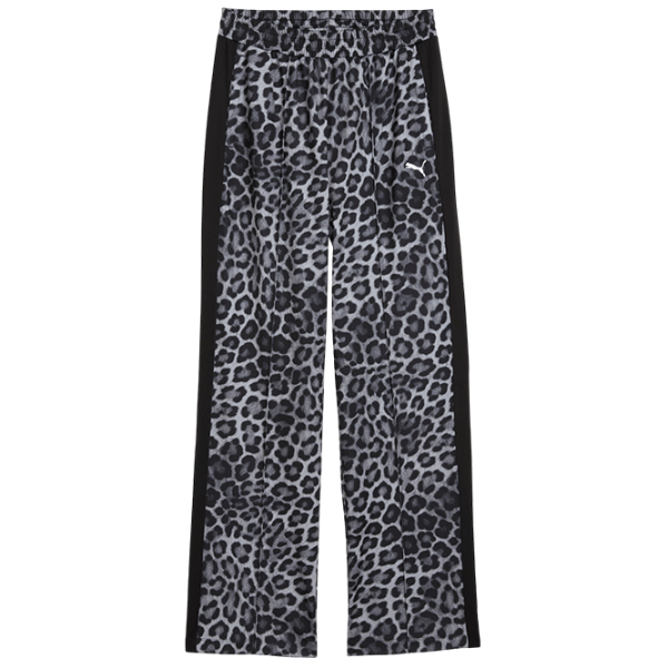 Спортивные брюки для женщин Puma T7 Leo Luxe All-Over Print Straight XL / Black Gray photo 1