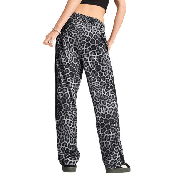 Спортивные брюки для женщин Puma T7 Leo Luxe All-Over Print Straight XL / Black Gray photo 5