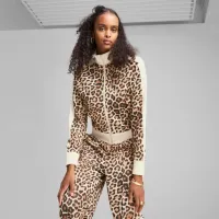 Толстовка для женщин Puma T7 Leo Luxe All-Over Print Всесезонные / Бежевый photo 3