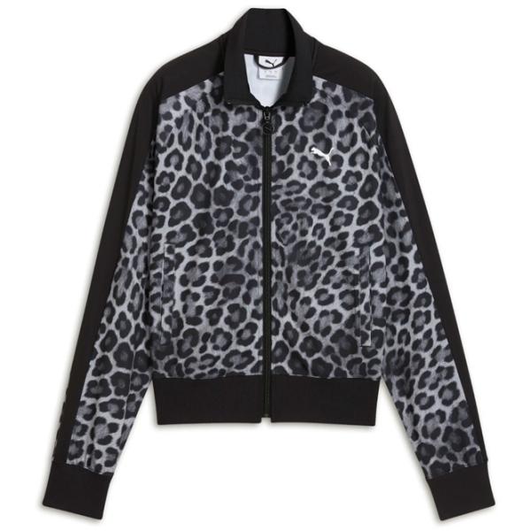 Толстовка для женщин Puma T7 Leo Luxe All-Over Print Всесезонные / Черный photo 1