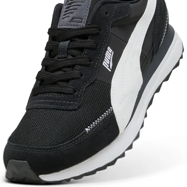 Adidași pentru bărbați Puma Road Rider Suede 48 / Black photo 4