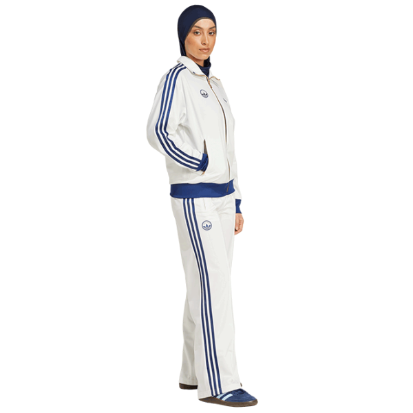 Pantaloni sportivi pentru femei Adidas Firebird Badge S / White photo 2 Pantaloni sportivi pentru femei Adidas Firebird Badge S / White photo 2
