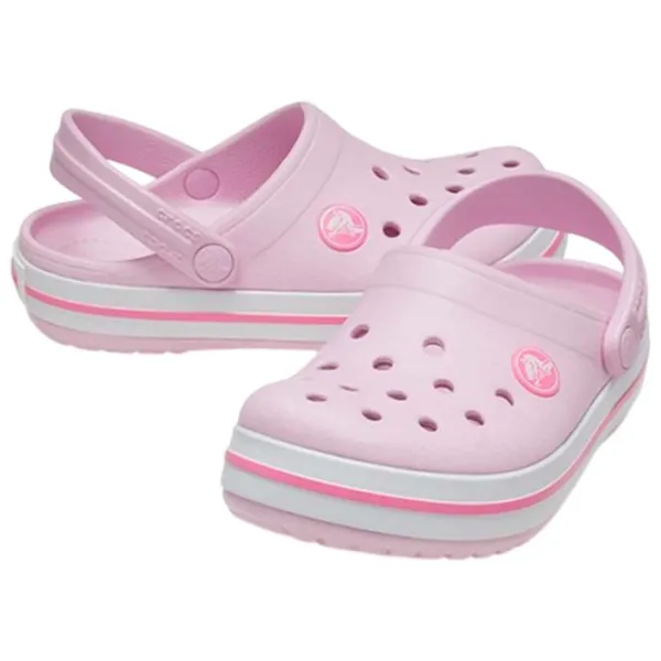 Сабо для девочек Crocs Crocband Clog K Ballerina Розовый photo 1