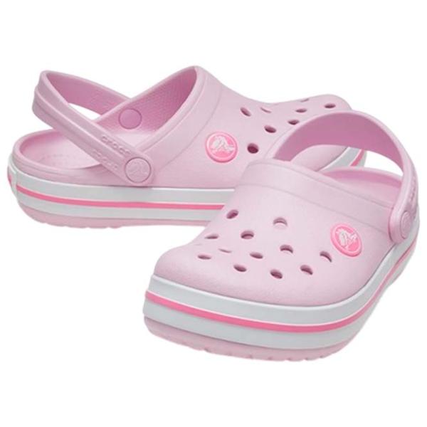 Сабо для девочек Crocs Crocband Clog K Ballerina Розовый photo 1