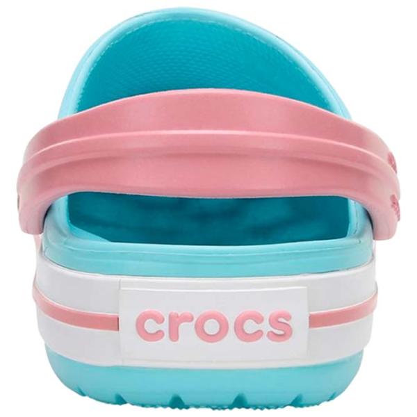 Сабо для девочек Crocs Crocband Clog K Синий - Белый photo 6