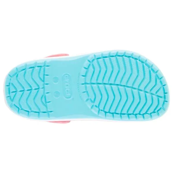 Сабо для девочек Crocs Crocband Clog K Синий - Белый photo 4