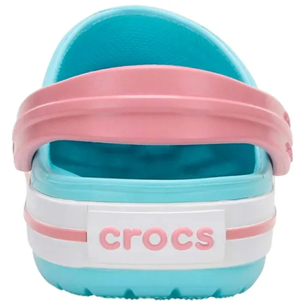 Сабо для девочек Crocs Crocband Clog K Синий - Белый photo 6