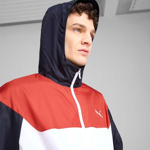 Ветровка для мужчин Puma Relaxed Windbreaker Демисезонная / Белый photo 7