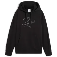 Толстовка для женщин Puma Ess Script Hoodie Tr Всесезонные / Черный