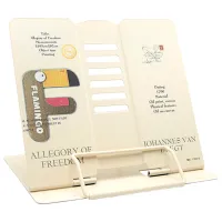 Подставка для книг New World Letter F Бежевый / Металл