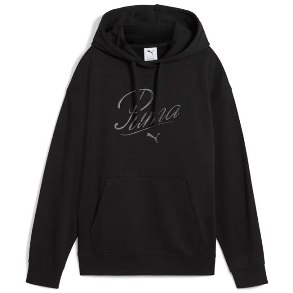 Hanorac pentru femei Puma Ess Script Hoodie Tr All-season / Black photo 1