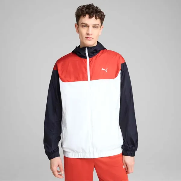 Ветровка для мужчин Puma Relaxed Windbreaker Демисезонная / Белый photo 2