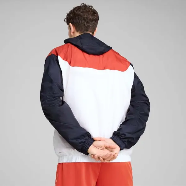 Ветровка для мужчин Puma Relaxed Windbreaker Демисезонная / Белый photo 5