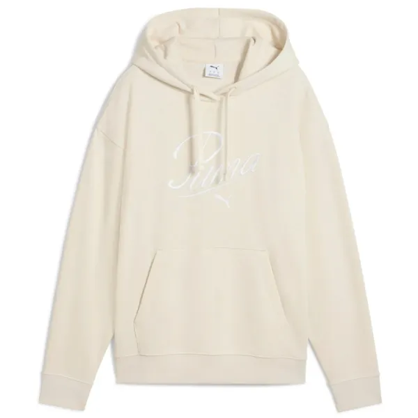 Hanorac pentru femei Puma Ess Script Hoodie Tr All-season / White photo 1