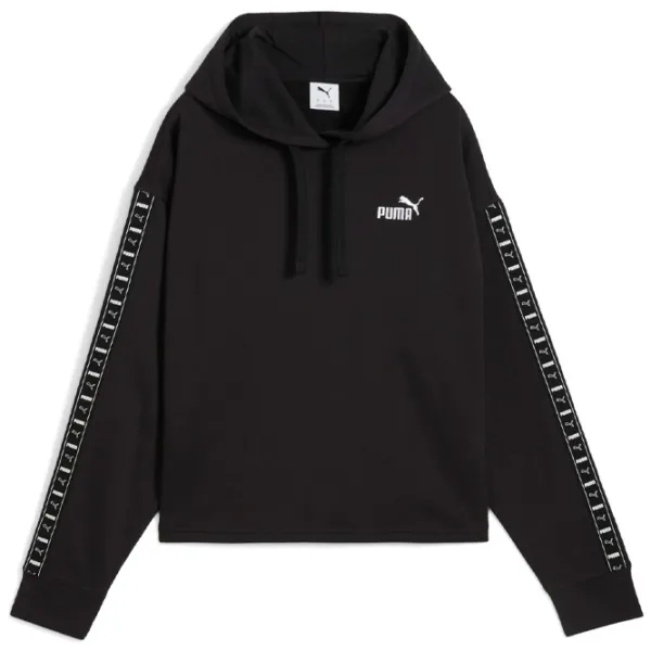 Толстовка для женщин Puma Ess Tape Crop Hoodie Tr Всесезонные / Черный photo 1