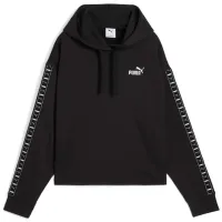 Толстовка для женщин Puma Ess Tape Crop Hoodie Tr Всесезонные / Черный