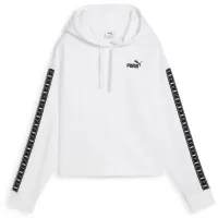 Толстовка для женщин Puma Ess Tape Crop Hoodie Tr Всесезонные / Белый