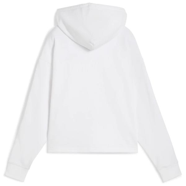 Hanorac pentru femei Puma Ess Tape Crop Hoodie Tr All-season / White photo 2