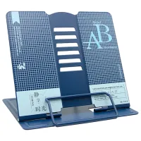 Suport pentru cărți New World Letters  Navy / Metal