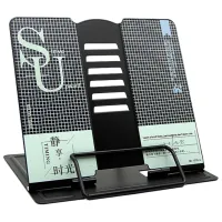 Suport pentru cărți New World Letters  Black / Metal