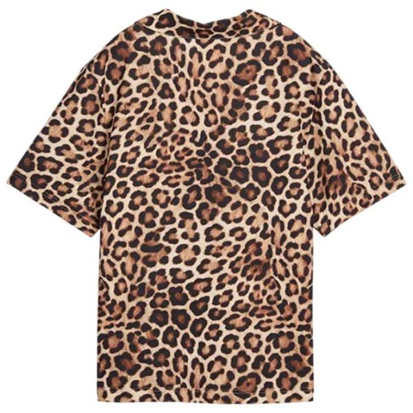 Cămașă pentru femei Puma Wardrobe Ess Leo Luxe Relaxed All-Over-Print M / Alpine Snow photo 3