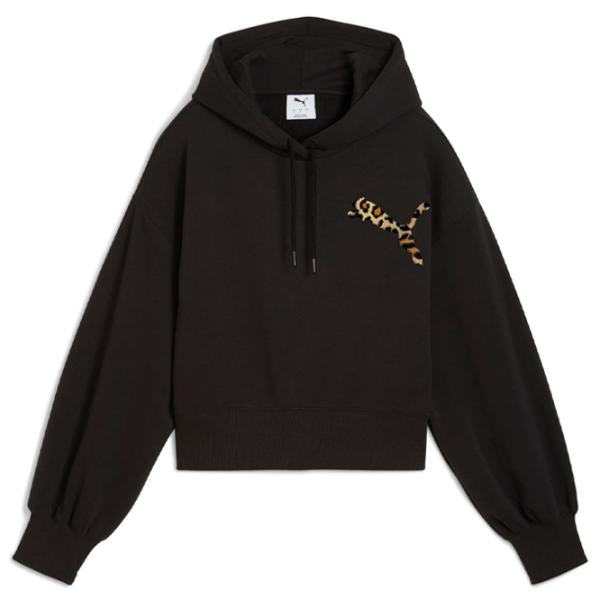 Толстовка для женщин Puma Ess Leo Luxe Graphic Всесезонные / Черный photo 1 Толстовка для женщин Puma Ess Leo Luxe Graphic Всесезонные / Черный photo 1